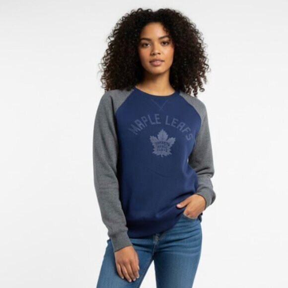 NHL Toronto Maple Leafs Youth Crewneck Sweatshirt Size XL (18/20) - Picture 1 of 7